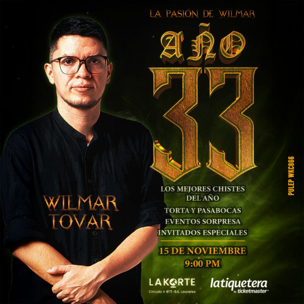La pasión de Wilmar, año 33 en Medellín La pasión de Wilmar, año 33 en Medellín