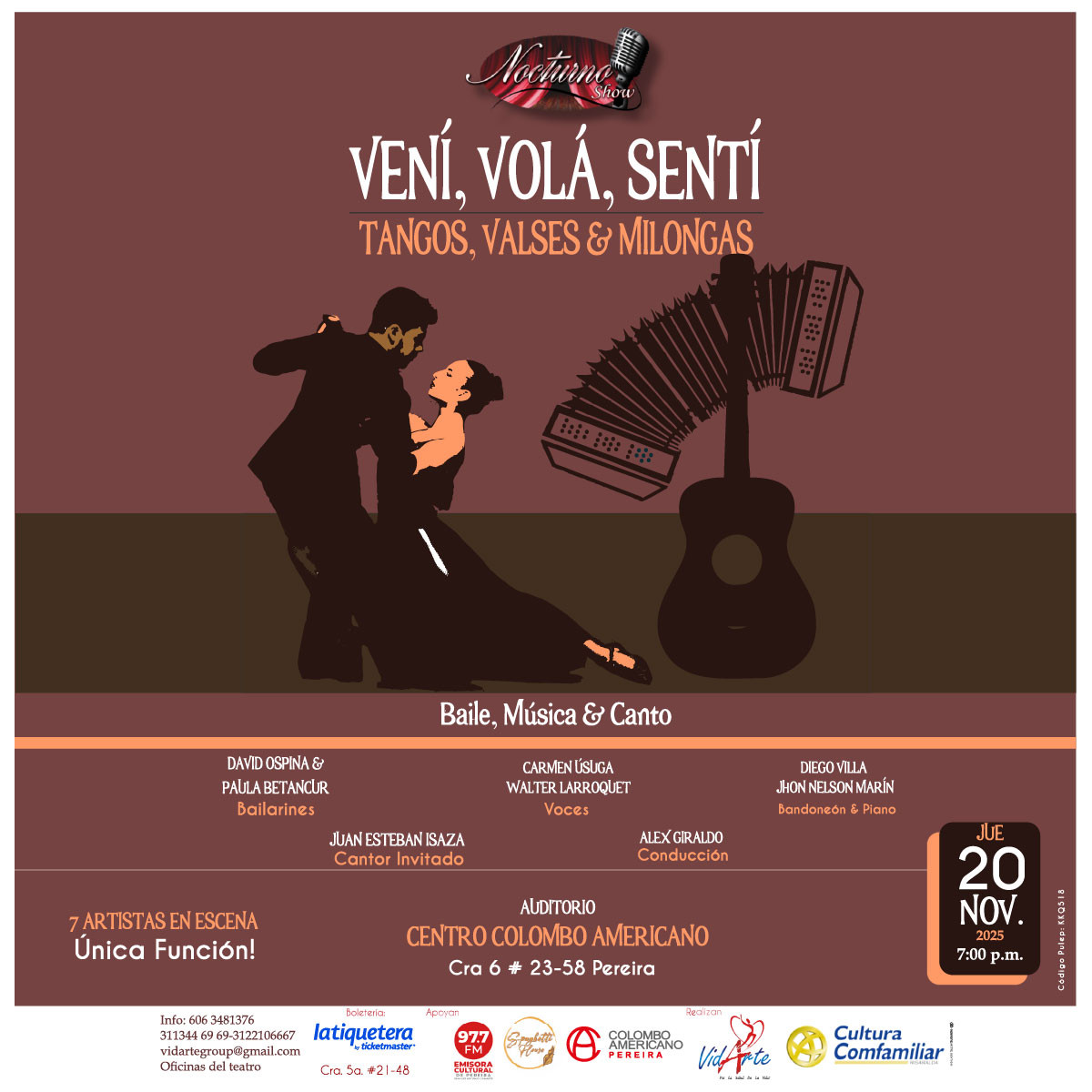 Flyer del evento