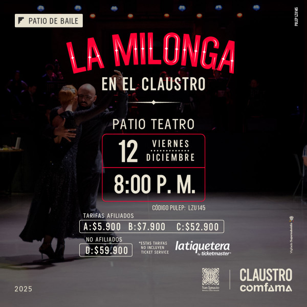 Patio de Baile: La Milonga diciembre Patio de Baile: La Milonga diciembre