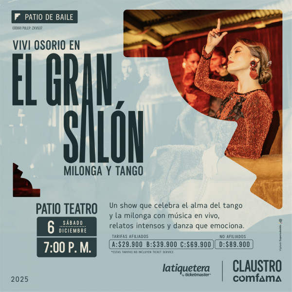 El gran salón en Medellín