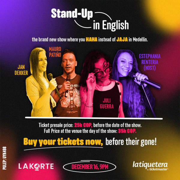 Stand-Up Comedy Show In English en Medellín