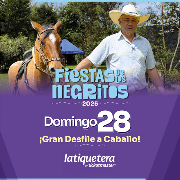 Desfile a caballo fiesta de los negritos 2025 en el Retiro Desfile a caballo fiesta de los negritos 2025 en el Retiro