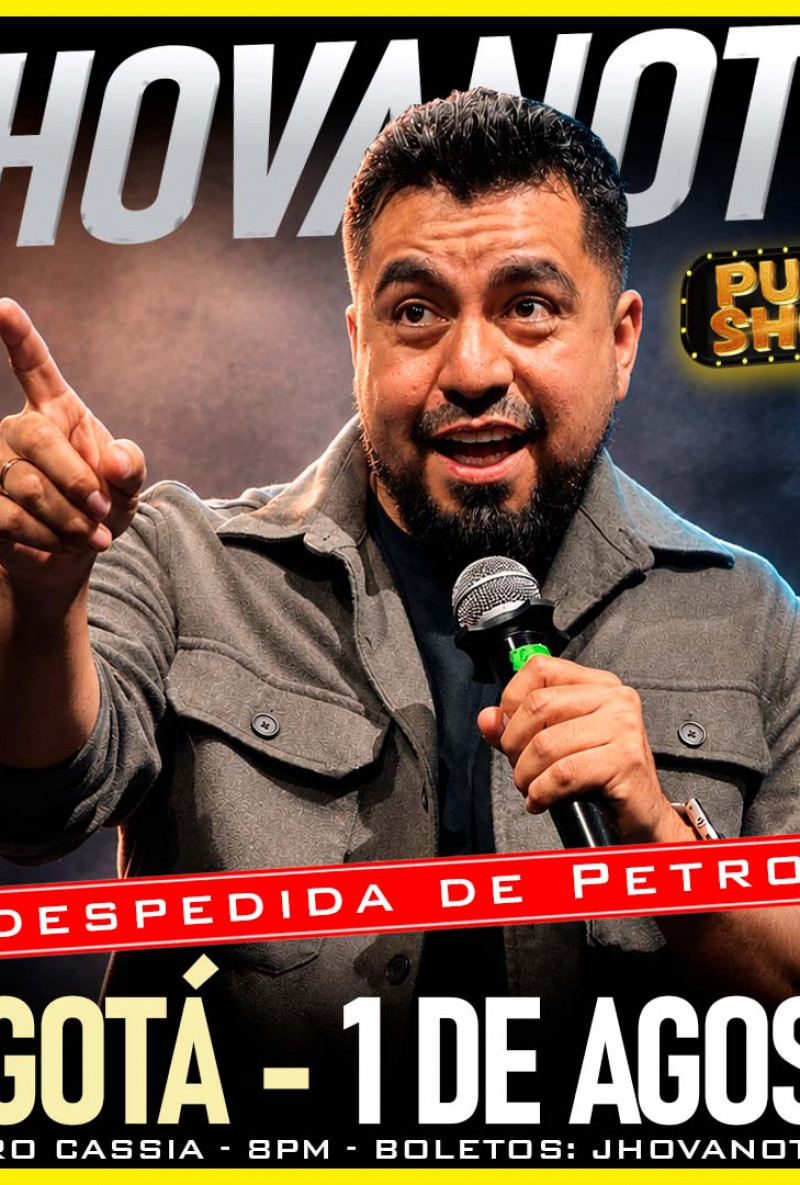 "Puro Show" de Jhovanoty: Edición Presidencial en Bogotá