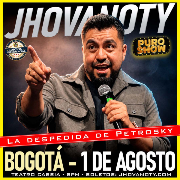 "Puro Show" de Jhovanoty: Edición Presidencial en Bogotá