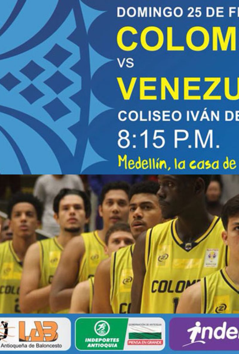 ELIMINATORIAS FIBA MUNDIAL CHINA 2019 COLOMBIA VS VENEZUELA