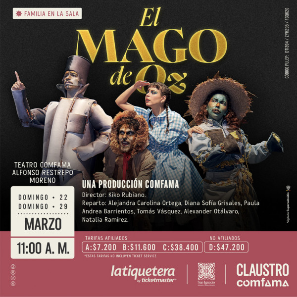 El mago de Oz en Medellín El mago de Oz en Medellín