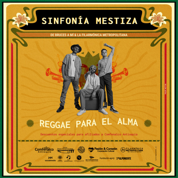 Sinfonía Mestiza: De Bruces A Mí & La Filarmónica Metropolitana en Medellín Sinfonía Mestiza: De Bruces A Mí & La Filarmónica Metropolitana en Medellín
