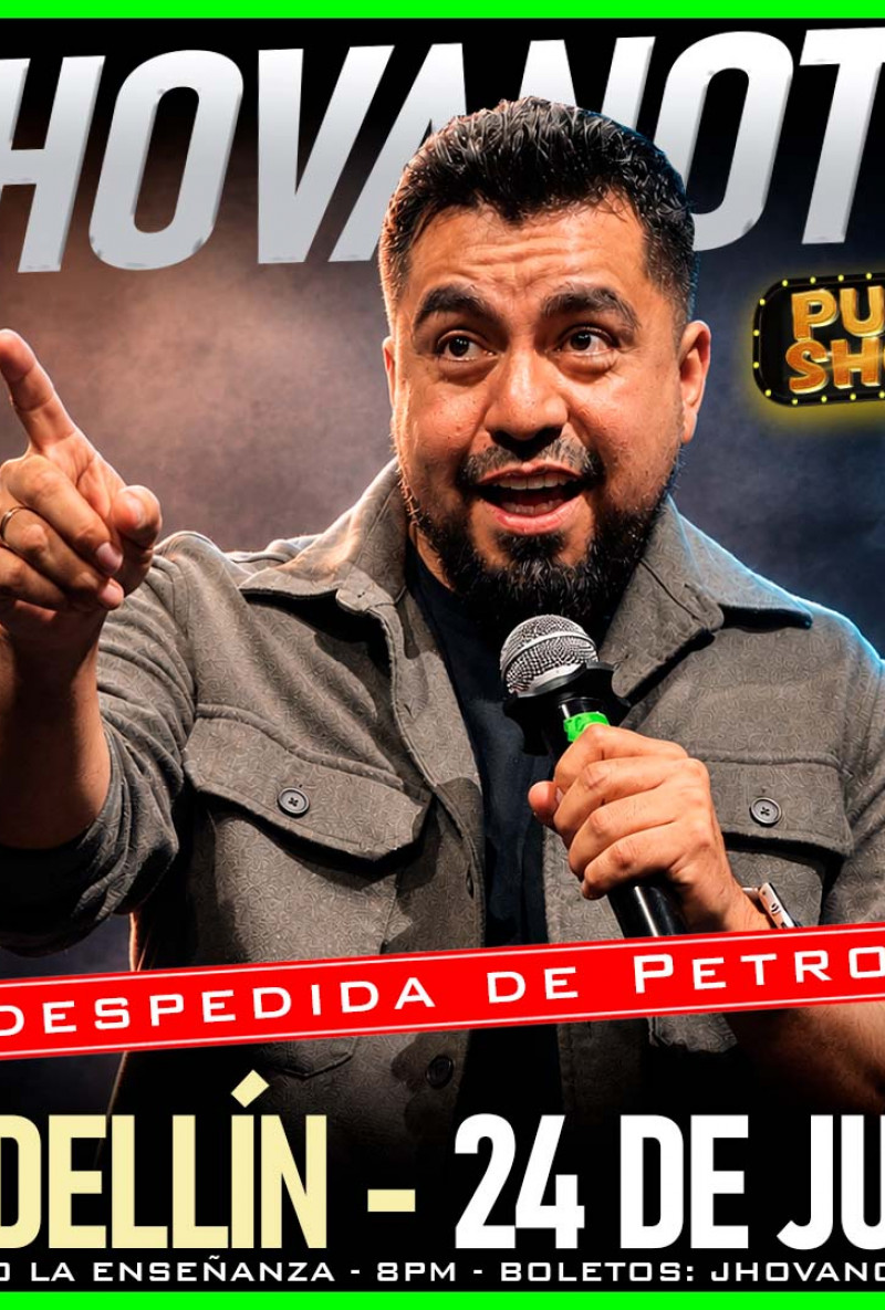"Puro Show" de Jhovanoty: Edición Presidencial en Medellín