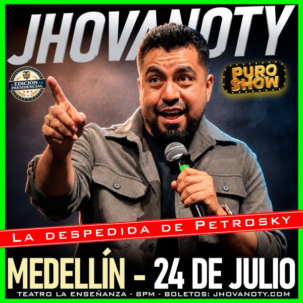 "Puro Show" de Jhovanoty: Edición Presidencial en Medellín