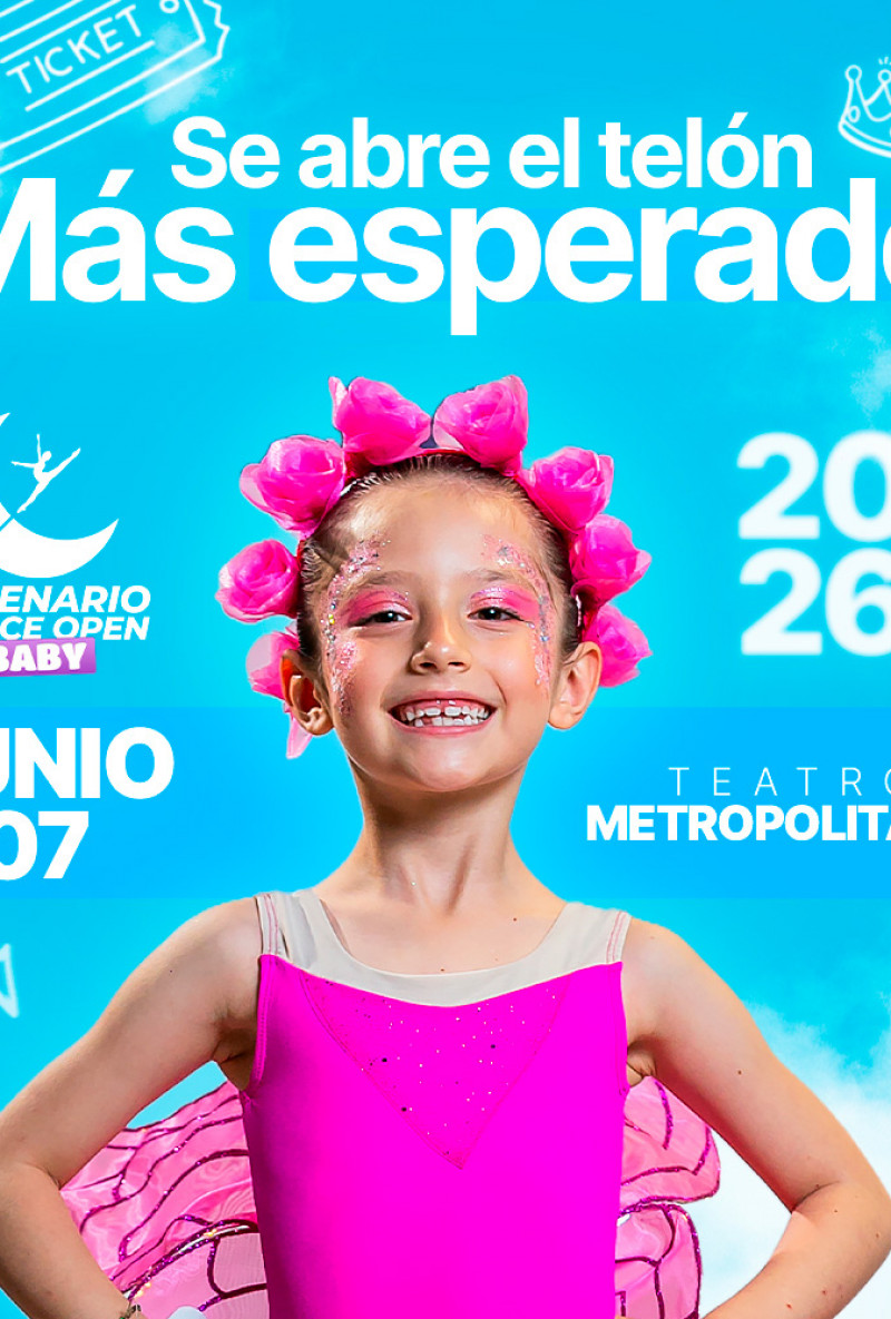 Escenario Dance Open Baby en Medellín