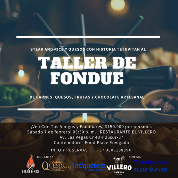 Taller de Fondue en Envigado