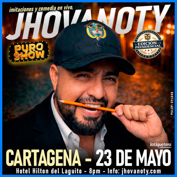 "Puro Show" de Jhovanoty: Edición Presidencial en Cartagena "Puro Show" de Jhovanoty: Edición Presidencial en Cartagena