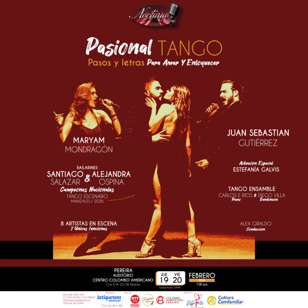 “Pasional tango” pasos y letras para amar y enloquecer” “Pasional tango” pasos y letras para amar y enloquecer”
