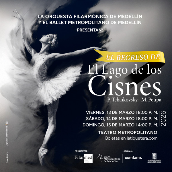 El Lago de los Cisnes en Medellín El Lago de los Cisnes en Medellín
