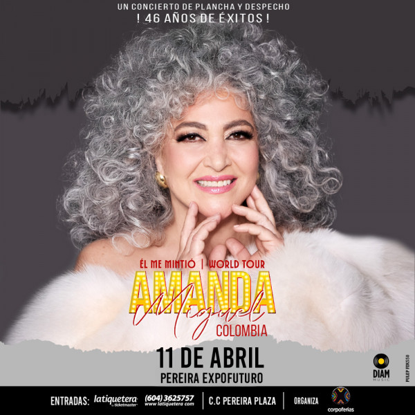 Amanda Miguel "Tour él me mintió" en Pereira Amanda Miguel "Tour él me mintió" en Pereira