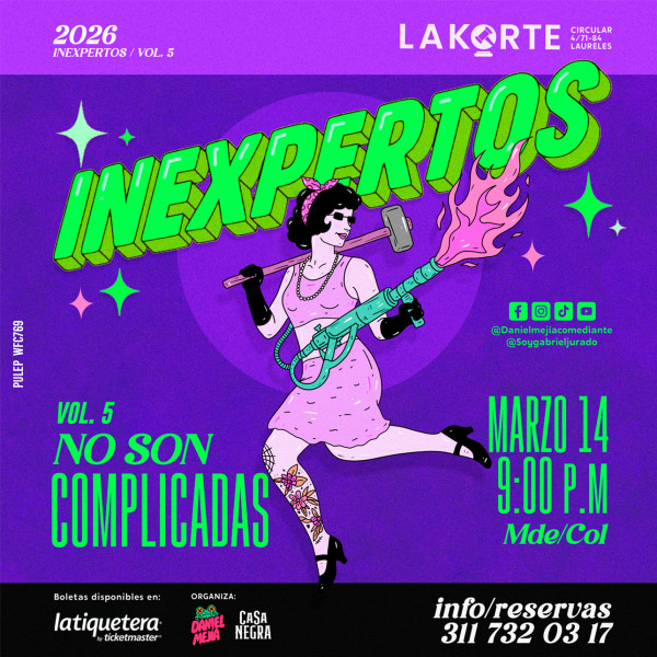 Inexpertos Vol. 5 en Medellín