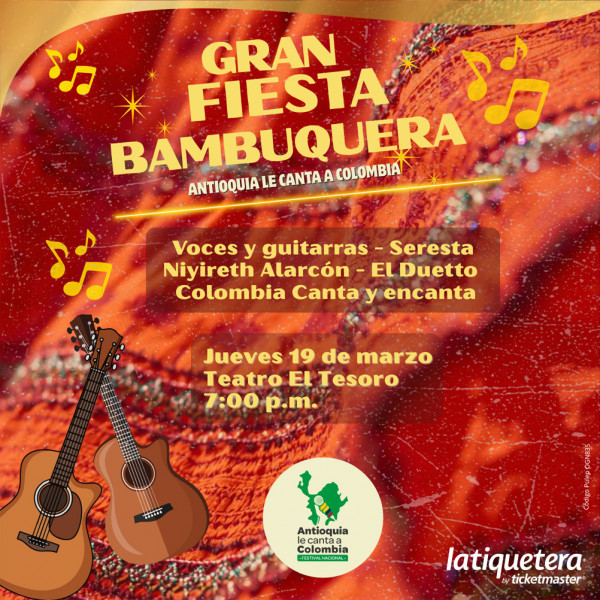 Gran fiesta Bambuquera en Medellín Gran fiesta Bambuquera en Medellín
