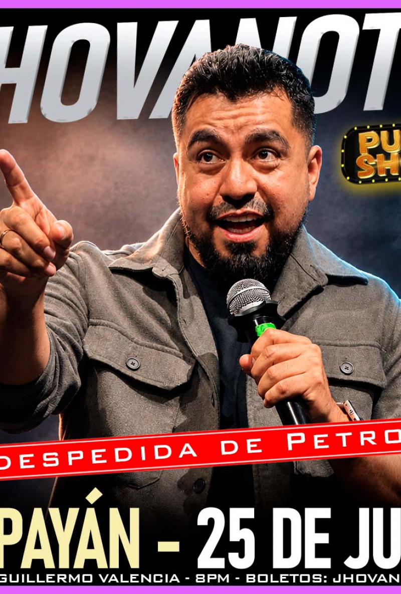 "Puro Show" de Jhovanoty: Edición Presidencial en Popayán