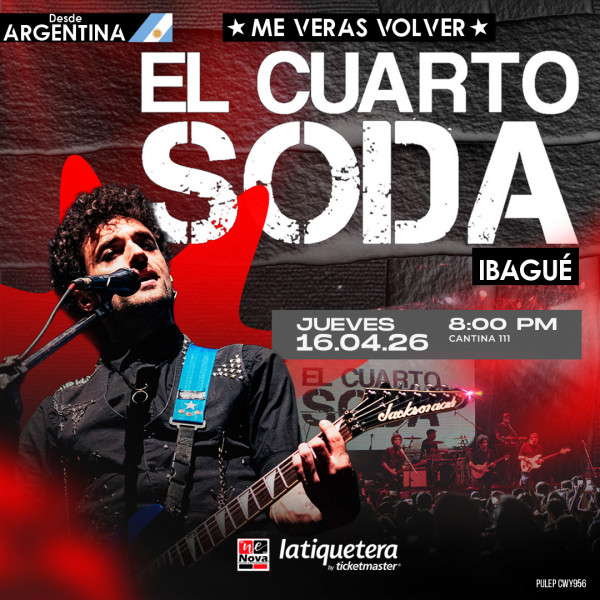 El Cuarto Soda "Me veras volver " en Ibagué El Cuarto Soda "Me veras volver " en Ibagué