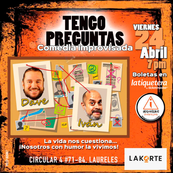 Tengo preguntas, comedia improvisada Tengo preguntas, comedia improvisada