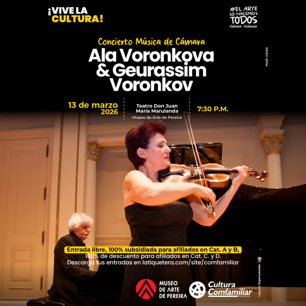 Concierto de muisca de cámara - Alla Voronkova y Guerassim Voronkov