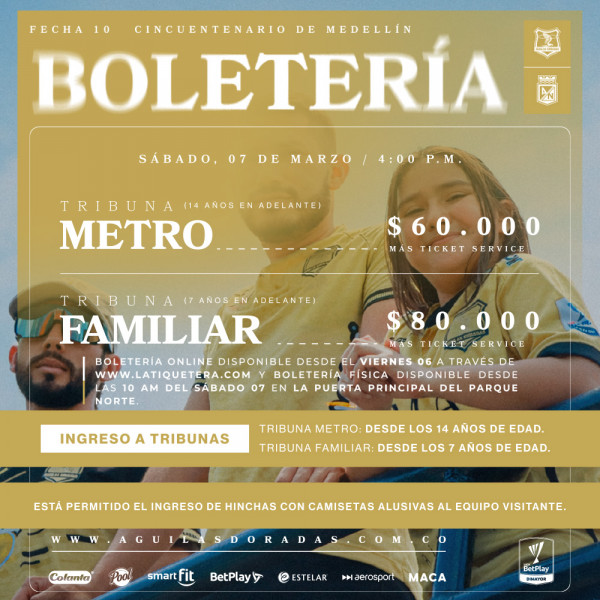 Águilas Doradas vs Nacional