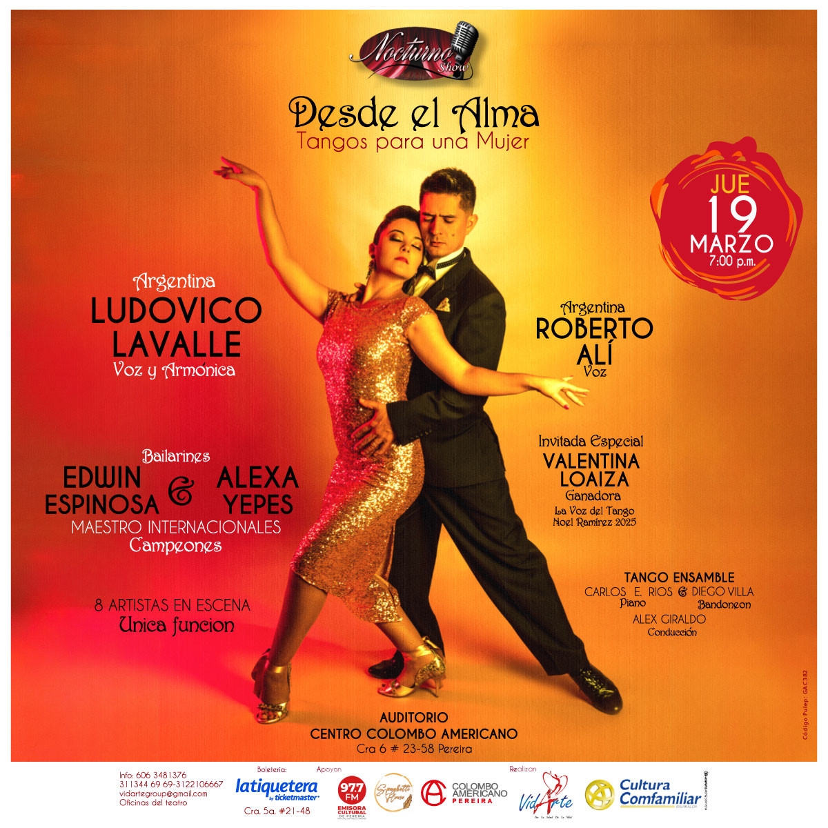 Flyer del evento