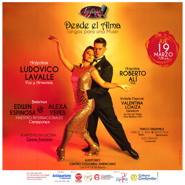 Nocturno Show: “DESDE EL ALMA” Tangos Para Una Mujer