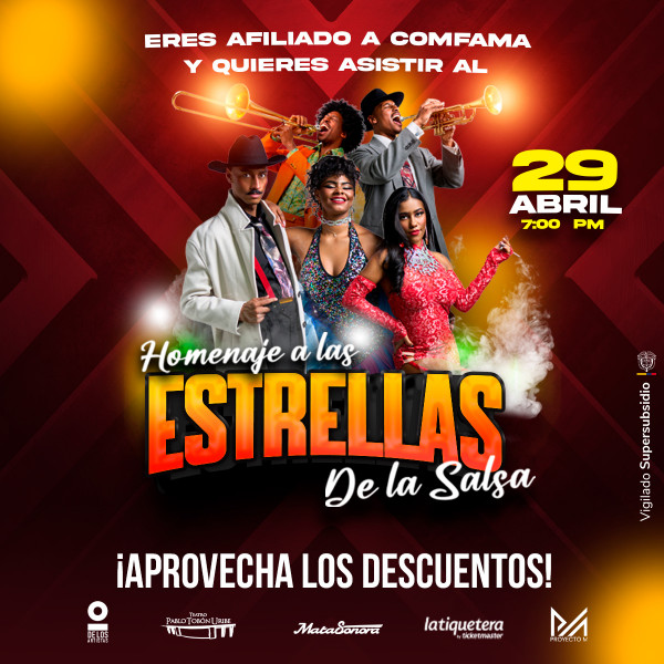 Homenaje a las estrellas de la salsa en Medellín Homenaje a las estrellas de la salsa en Medellín