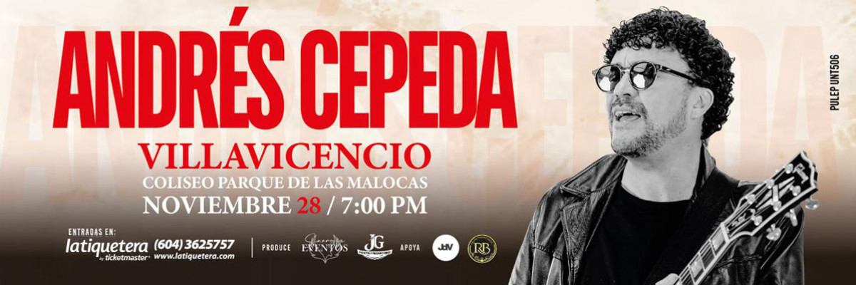 Andrés Cepeda en Villavicencio