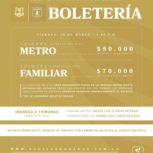 Águilas Doradas vs América