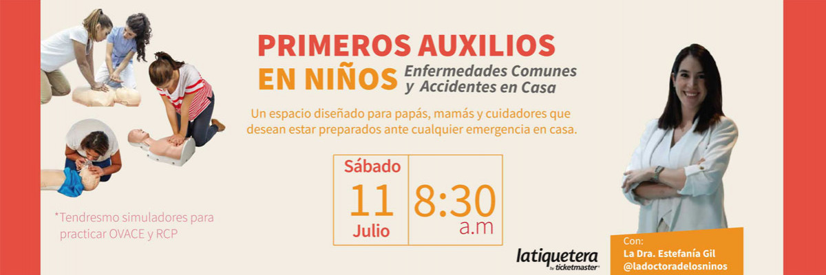Primeros auxilios en niños: Enfermedades comunes y accidentes en casa
