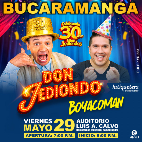 30 Años de Don Jediondo en Bucaramanga 30 Años de Don Jediondo en Bucaramanga