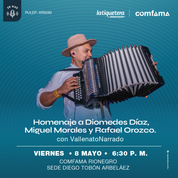 Vallenato narrado, tres leyendas Diomedes Díaz, Miguel Morales y Rafael Orozco