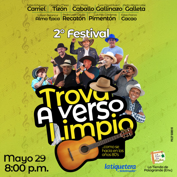 Festival de trova a verso limpio en Envigado Festival de trova a verso limpio en Envigado