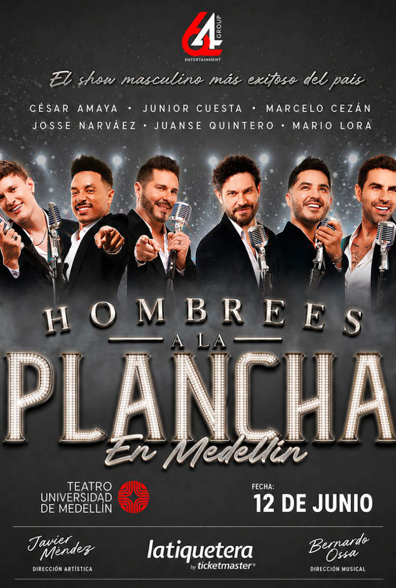 Hombres a la plancha en Medellín