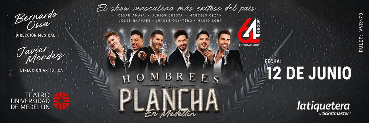 Hombres a la plancha en Medellín
