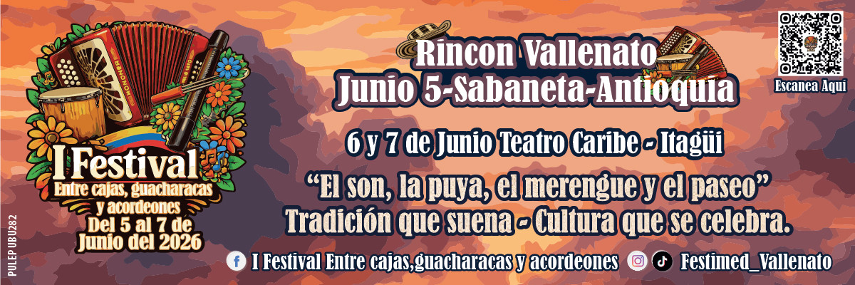 I Festival Vallenato Entre Cajas Guacharacas y Acordeones