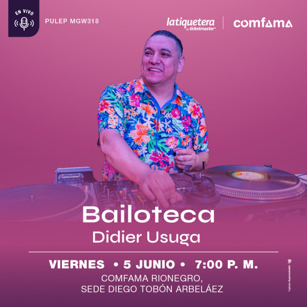 ¡Bailoteca con Didier Usuga!