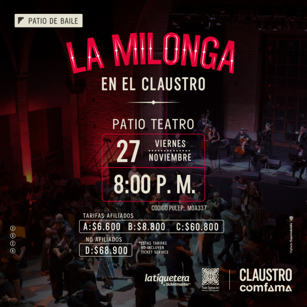 Patio de Baile: La Milonga - Noviembre Patio de Baile: La Milonga - Noviembre