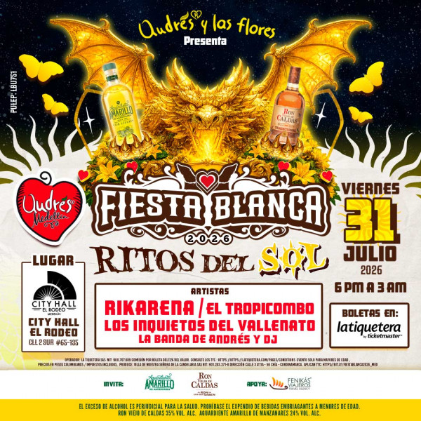 Fiesta blanca presenta: Ritos del sol