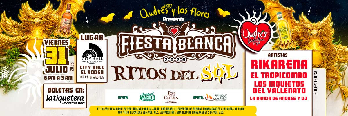 Fiesta blanca presenta: Ritos del sol