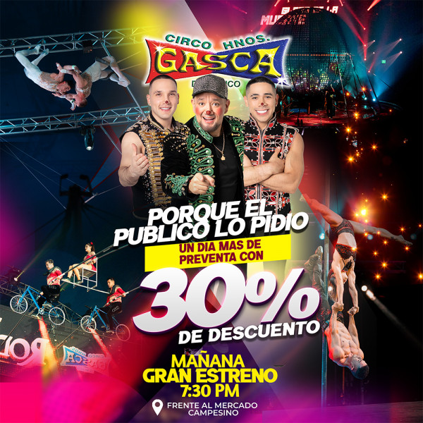 Circo Hermanos Gasca en Bucaramanga