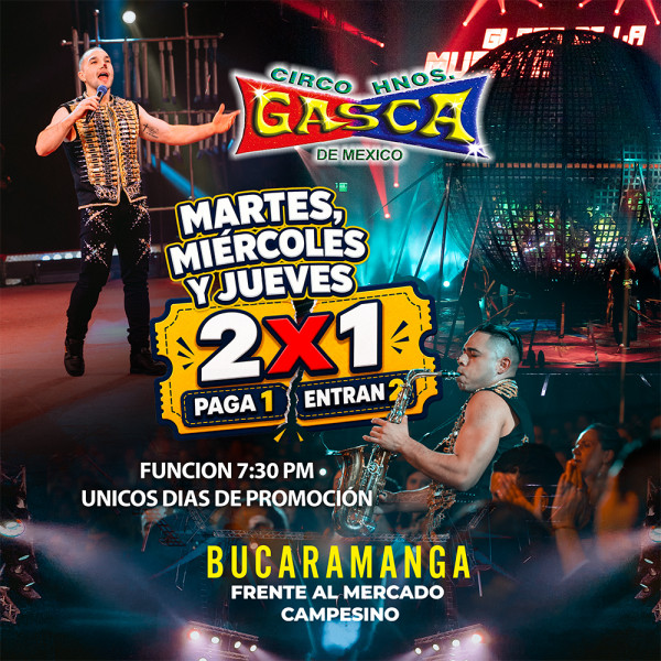 Circo Hermanos Gasca en Bucaramanga