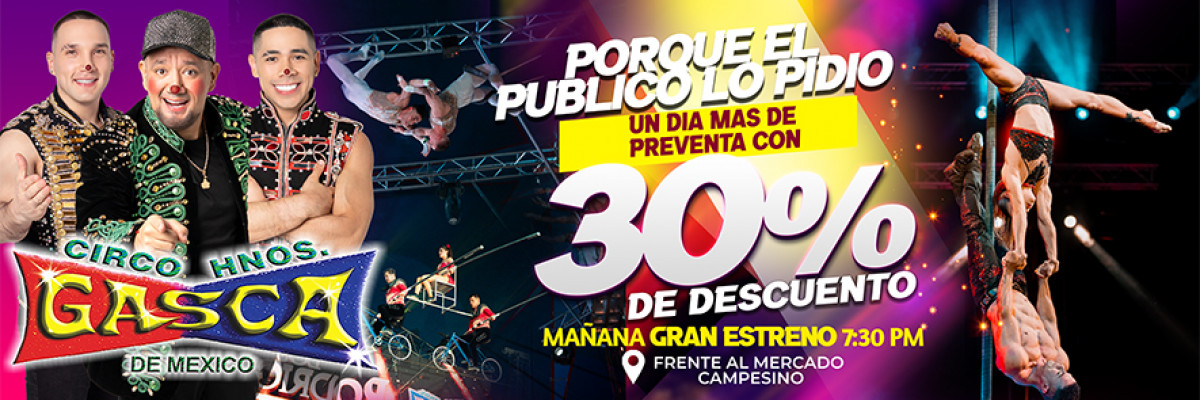 Circo Hermanos Gasca en Bucaramanga