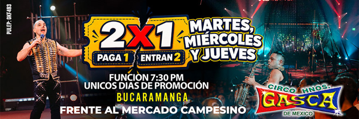 Circo Hermanos Gasca en Bucaramanga