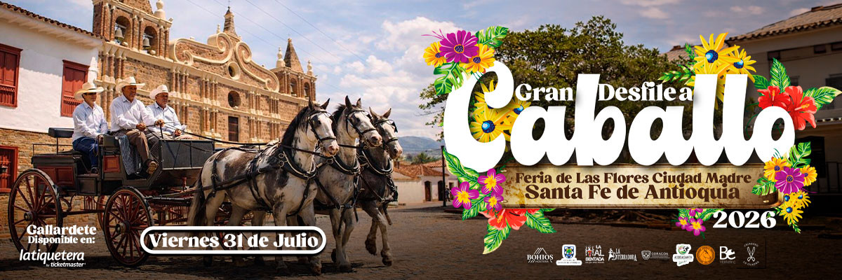 Desfile a caballo ciudad madre - Santa Fe de Antioquia 2026