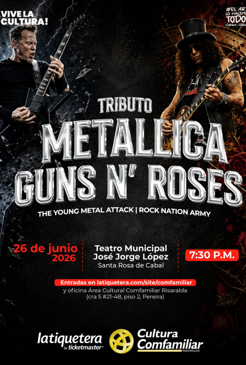 Tributo a Guns and Roses y Metallica - Santa Rosa de Cabal