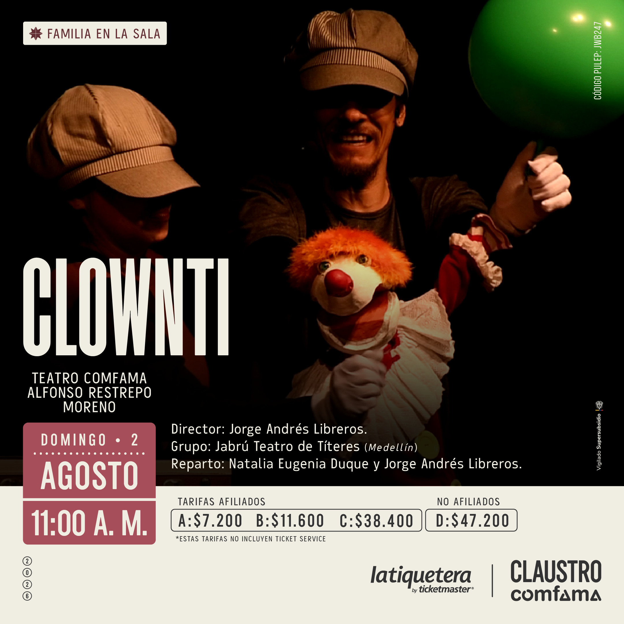 Flyer del evento