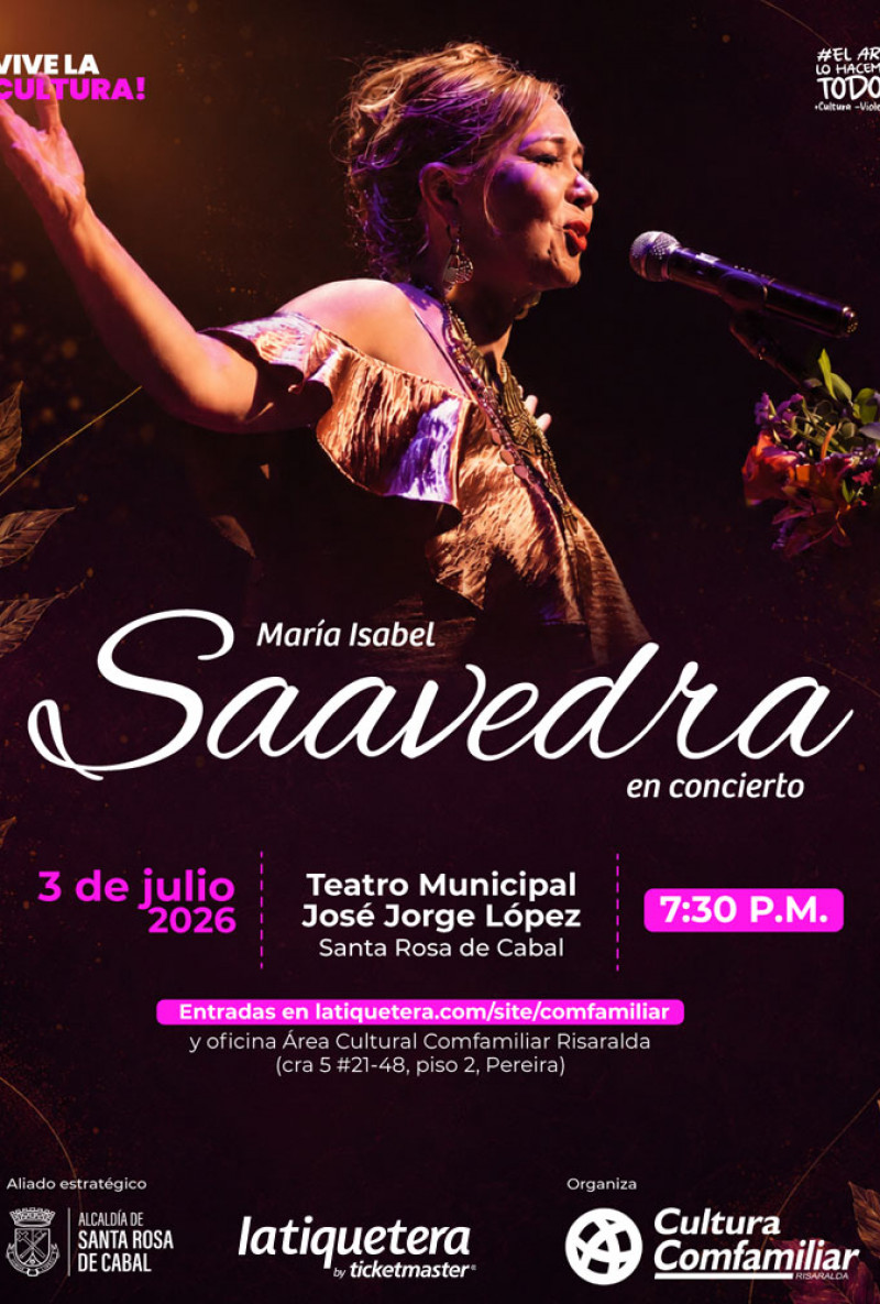 María Isabel Saavedra en Concierto - Santa Rosa de Cabal
